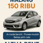 Sewa mobil Malang 150 Ribu