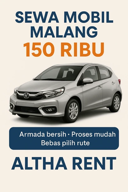 Sewa mobil Malang 150 Ribu