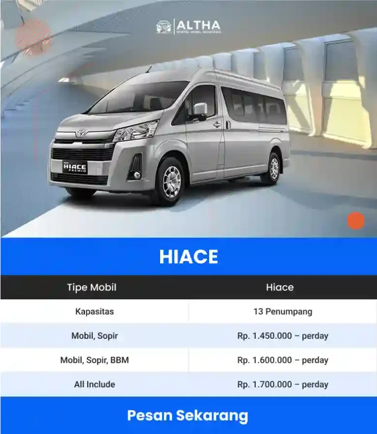 sewa hiace semarang