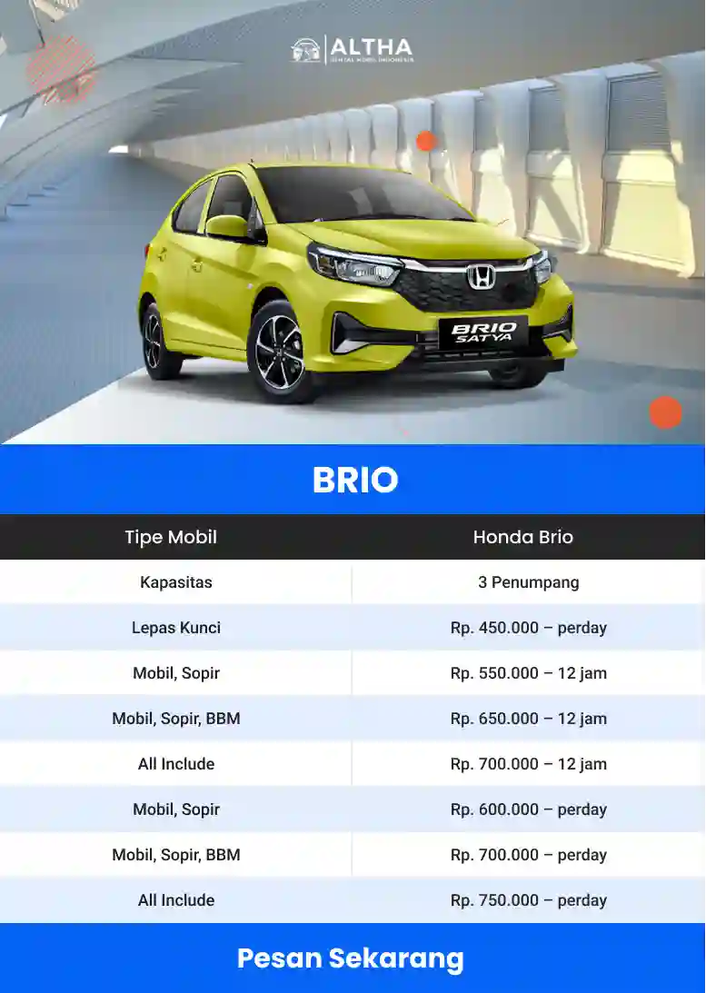 Rental Mobil Brebes